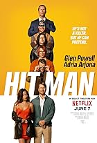 Glen Powell and Adria Arjona in Hit Man (2023)